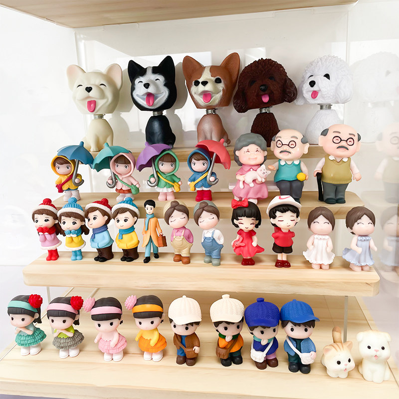 Winnel OEM ODM Customade Manufacture Designer Blind Box Custom Personal 3D Vinyl PVC Anime Character Action Figure Figurine Toy